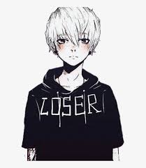 Make sure to like, subscribe and leave a comment below. Animeboy Anime Boy Piercing Black Loser Whitehair Anime Boy Black And White Free Transparent Png Download Pngkey