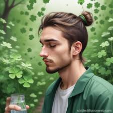 4 leaf clover field Prompts