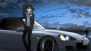 Pin On Anime Girl Car