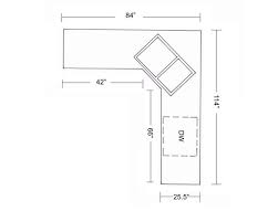 l shaped kitchen with corner sink