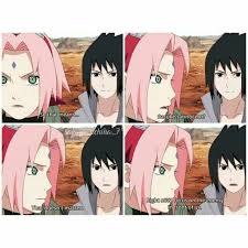 Always Has A Teamwork Sakura And Sasuke Anime Sasusaku