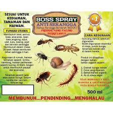 Selain membuat rumah tampak kotor, keberadaan serangga diketahui bisa membahayakan lho. Boss Topkiller Refill Anti Serangga Organik Spray Hapus Lipas Semut Lalat Topkiller Agent Nkay Mart Shopee Malaysia
