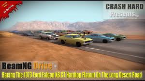 Mad max pursuit special ford falcon xb gt coupe 1973 v8 interceptor metal model. Beamng Drive Racing The 1973 Ford Falcon Xb Gt Hardtop Flatout On The Long Desert Road Youtube