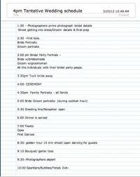 Wedding Day Timeline 4pm 55 Ideas Wedding Day Timeline Wedding Day Wedding Schedule