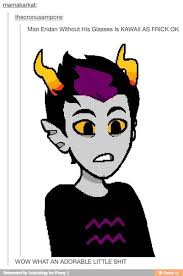 Eridan Without Glasses Is Just Cronus Dressed As Eridan With Out The Scar And Different Hair Homestuck Trolls Homestuck Homestuck Funny