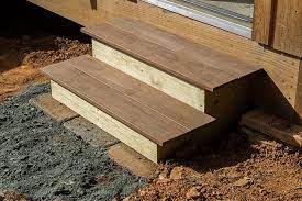 A deck's stairway should be carefully planned so that all the stair rises (the vertical height of the stair treads are the horizontal boards that you step on. How To Build Steps Into Any Building