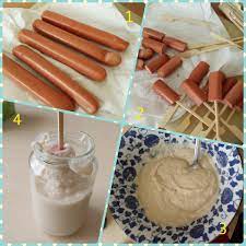 Dapur Mama Aisyah Sosis Balur Tepung Ala Corndog Corn Dogs Makanan