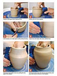 Making Multiples Using Templates To Throw Uniform Shapes On The Pottery Wheel Pottery Making Ceramic Arts Daily Pottery