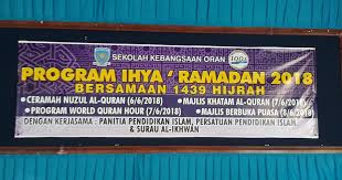 Tujuan ialah suatu yang diharapkan tercapai setelah sesuatu usaha atau kegiatan selesai. Aktiviti Sepanjang Ramadhan Surau Al Ikhwan Sk Oran Facebook