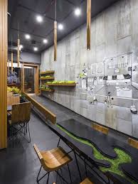 Aja Quick Service Restaurant By Arch Lab Chandigarh India Retail Design Blog Restaurant Interior Restaurant Interior Design Bar Design Restaurant