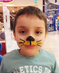 Yuz Boyama Face Painting Tiger In 2020 Face Painting Halloween Leopard Face Paint Face Painting Easy