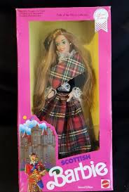 набор игровой Barbie и кен на прогулке со щенком 1990 Scottish Barbie Special Edition Dolls Of The World Collection Mattel 9845 Mattel Dolls Barbie Barbie Dolls Dolls