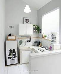 Desain dapur minimalis dengan memanfaatkan ruang kecil bergaya sederhana. 12 Desain Dapur Kecil Yang Hemat Bujet Dan Nggak Makan Tempat Cocok Untuk Rumah Kpr Mungilmu