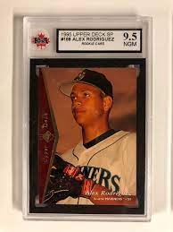 Buy from many sellers and get your cards all in one shipment! 1995 Upper Deck Sp 188 Alex Rodriguez Rookie Card 9 5 Ngm Ksa