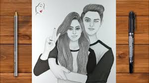 Drawings for girls and boys. How To Draw A Lover Couple For Beginners A Girl And Boy Pencil Sketch Drawing The Crazy Sketcher Youtube