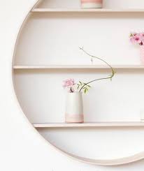 Instead of focusing on the actual contents displayed on the shelves, why not turn your attention to the shelves themselves? Circle Heart Shelves Bride Wolfe