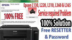 Carefully designed for small business owners and busy home offices, the epson l130 has impressive print speeds of up to 8.5 ipm in black and 3.5 ipm in colour. Epson L130 Service Required Reset Problem Solution Youtube