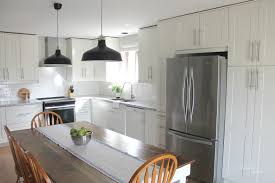 The sink is a beautiful focal point for your kitchen and provides generous space for filling pots, stacking dishes, cleaning, and preparing meals. Ikea Kitchen Reno Before After Northern Nester