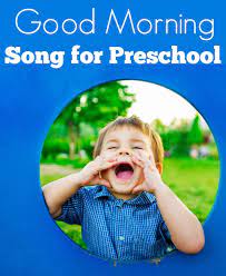 Tell your neighbor good morning Good Morning Song For Preschool Lyrics Video No Time For Flash Cards