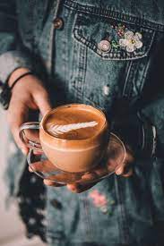 Recipe Maca Coffee 2 Espresso Shots 1 2 Teaspoon Of Red Maca Oat Milk 1 2 Teaspoon Of Maple Syrup Easy Coffee Recipes Coffee Art Coffee Shop Aesthetic