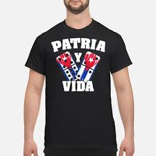 Lea aquí todas las noticias sobre patria y vida: Patria Y Vida Cuba Cuban Freedom Movement Himno Cubano Shirt Nhltee