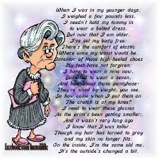 Growing Old Gracefully Old Age Humor Funny Poems Aging Humor