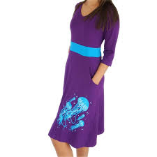 Yellowish green, light blue, yellow, pink, dark pink. Fluorescent Jellyfish Glow In The Dark Ruby Dress Final Sale Svaha