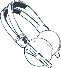 Drawing Of The Headphones Clipart Free Image Draw with colors, try out techniques and styles. drawing of the headphones clipart