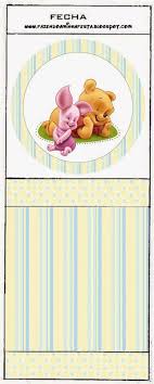 Winnie The Pooh Baby Free Printable Candy Buffet Labels In 2020 Candy Buffet Labels Baby Party Themes Baby Party Decorations
