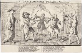A Parliamentary Debate In Pipes S Ground London S N 1743 Call Number 743 03 14 01 Impression 1 Lwlpr01101 18th Century Digital Image Century