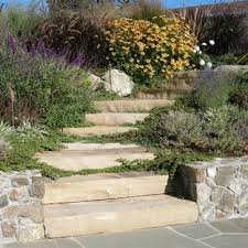I simply love how stone steps feel underfoot, don't you? Landscaping Stone Steps Houzz