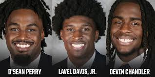 GoFundMe started for Virginia players Lavel Davis, D'Sean Perry and Devin  Chandler's families