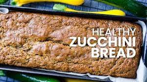 Filled with brown sugar and cinnamon, you can't taste the zucchini! Healthy Zucchini Bread Low Sugar And Low Fat Youtube