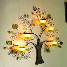 Votive tealight metal wall hanging candle holder berry & leaf design. Creative Handmade Iron Art Tree Shape Candle Holder Decorative Wall Mounted Glass Wind Lamp Craftworks Embellishment Accessories Candle Holders Candle Candle Holdertree Candle Holder Aliexpress