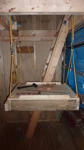 Garage attic storage lift diy. Awesome Plans For A Lift Elevator Up To An Attic Garage Ideas Man Cave Workshop Organization Organize Home Ho Diy Garage Storage Attic Lift Shed Storage