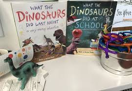 We're not sure how rex has managed to lose his own tail (it was attached, after all) but now he needs your help. The Library Voice What The Dinosaurs Did In Our Library Stories Created Published By The Van Meter Students