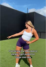 Sally Dance Practice for On-Stage Performance