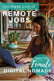 29 Digital Nomad Jobs Advice From Female Nomads Two Wandering Soles Digital Nomad Jobs Remote Jobs Digital Nomad