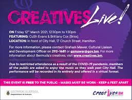 Creatives Live! Featuring CuSh Evans & Brittany Cox (Brixx) | Government of  Bermuda
