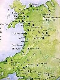 Maps Of Welsh Castles Welsh Castles Castles In Wales Wales England