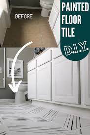 Transform your kitchen or bathroom wall tile, countertops, or vanity to look like natural granite in a single weekend with the white diamond countertop paint kit by giani. Best Floor Tile Paint Bathroom Renovation Diy Painted Bathroom Floors Diy Bathroom Renovation