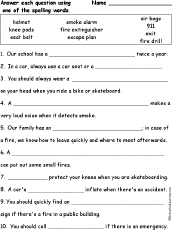 Safety worksheets can be excellent tools for kids of all ages to learn about safe and unsafe practices at home, at play and at school. Safety Theme Page At Enchantedlearning Com