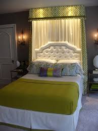 Headboard Back Curtain Home Bedroom Makeover Bedroom Design