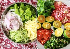 Resepi gabungan mi dan bihun resepi laksa johor enak dengan rasa berempahbahan kuah:3 keping ikan tenggiri rebus ambil isi tumbuk/kisar, ketepikan air rebusan untuk kuah2 sdm. Duniaku 1001 Cerita Resepi Laksa Penang