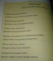 Check spelling or type a new query. Bercerita Tentang Apakah Puisi Penari Buatlah Sebuah Paragraf Yang Menceritakan Isi Puisi Tersebut Brainly Co Id