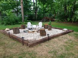 Inspiration For Backyard Fire Pit Designs Best River Rock White Rock Landscaping Ideas Ideas The Lovely White Rock L Backyard Fire Backyard Fire Pit Backyard