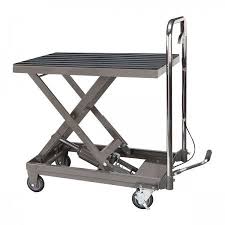 500 Lbs Capacity Hydraulic Table Cart In 2020 Garage Workshop Plans Woodworking Machine Garage Workshop Layout