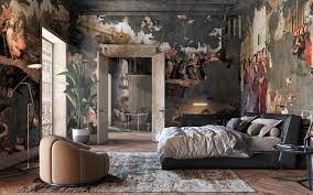 Add one pop of color. The Renaissance On Behance Dark Academia Room Decor Renaissance Room Renaissance Interior