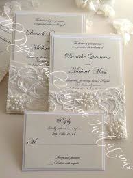 Gia Vintage Pearl And Sequin Lace Couture Panel Pocket Etsy Wedding Invitations Wedding Invitation Cards Pocket Wedding Invitations