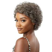 FAB & FLY GRAY GLAMOUR UNPROCESSED HUMAN HAIR WIG -VERONICA